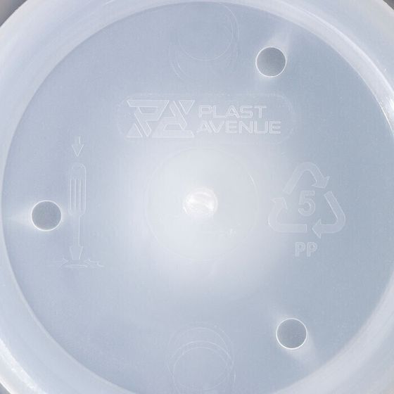 !09 Кашпо для цветов со вставкой «Лагуна», 1,5 л, цвет прозрачный