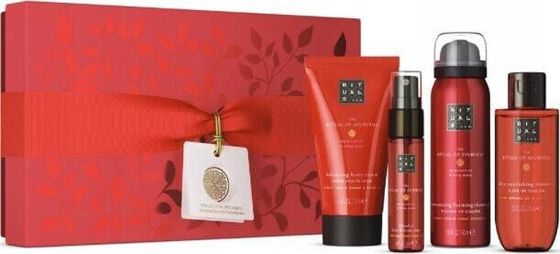 Rituals RITUALS SET (THE RITUAL OF AYURVEDA HAIR&amp;BODY MIST 20ML + SHOWER OIL 70ML + BODY CREAM 70ML + FOAMING SHOWER GEL 50ML)