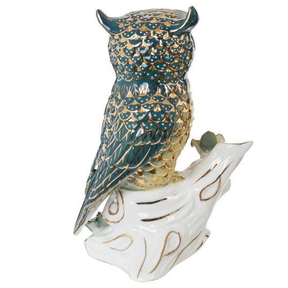 Фигурка декоративная "Сова", L10,5 W7,5 H14,5 см, 1 штука. дизайн микс