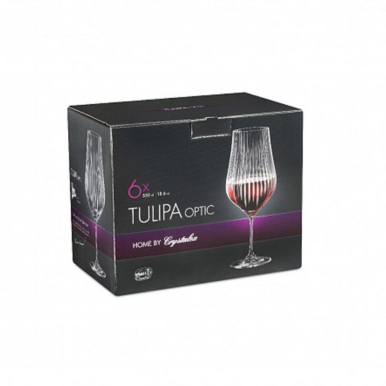 Набор бокалов для пива TULIPA OPTIC 6шт 540мл