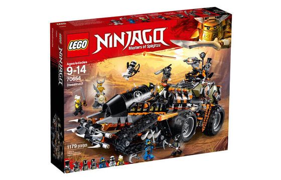 LEGO Phantom Ninja Collection Heavy-Duty Dragon-Catching Truck Building Blocks 1001-2000 70654
