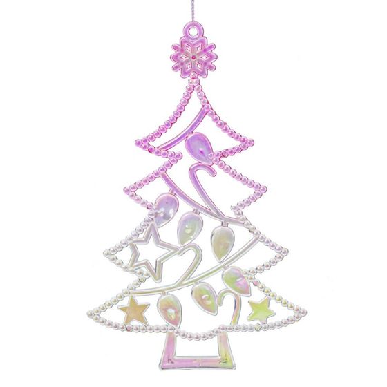 Украшение новогоднее &quot;Елка&quot;,  L10 W0,6 H16 см, 2в.