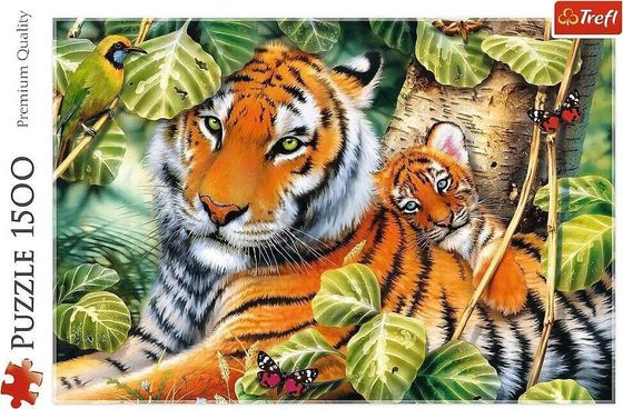 Trefl Puzzle 1500 Dwa tygrysy