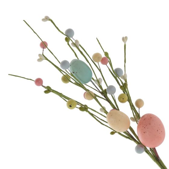 Ветка искусственная "Пасхальная", L10 W4,5 H40 см