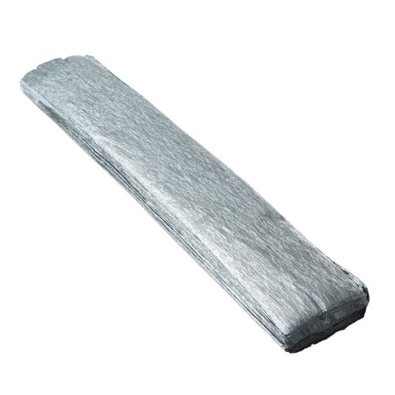 !09 Бумага крепированная 50 cм. x 6 м., в рулоне, 32 г/м2, цвет серый