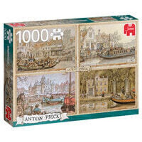 Premium Collection Anton Pieck - Canal Boats 1000 pcs Составная картинка-головоломка 1000 шт 18855