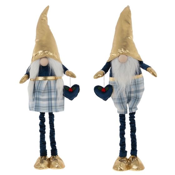 Игрушка набивная &quot;Гном&quot; (телескоп ноги), L19 W14 H88/40 см, 2в.