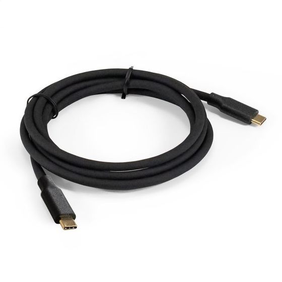 Кабель ExeGate USB 3.0 Type-C(m) - Type-C(m) 1.8м черный (EX-CCP-USB3.1-CMCM2-1.8)/(EX294784RUS)