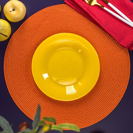 Тарелка десертная AMБИАНТЭ ЙЕЛЛОУ 19см