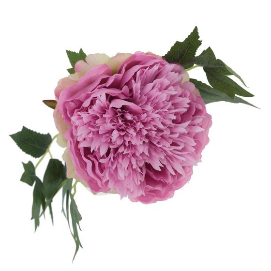 Цветок искусственный &quot;Пион&quot;, L20 W15 H69 см