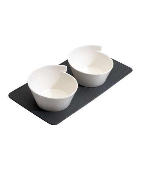 New Wave Condiment Bowl Set, 3 Pieces