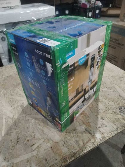 УЦЕНКА-Блендер погружной Midea MC-BL802 2000Вт серебристый-(вылетела пружина фиксатора ножа измельчителя, плохая упаковка)