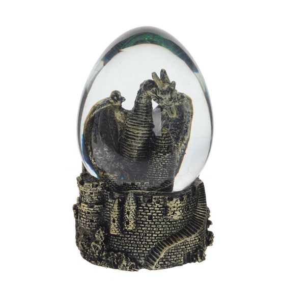 Фигурка декоративная в стекл.шаре &quot;Дракон&quot;, D 7 см, L7,5 W7 H10,5 см, 2в.