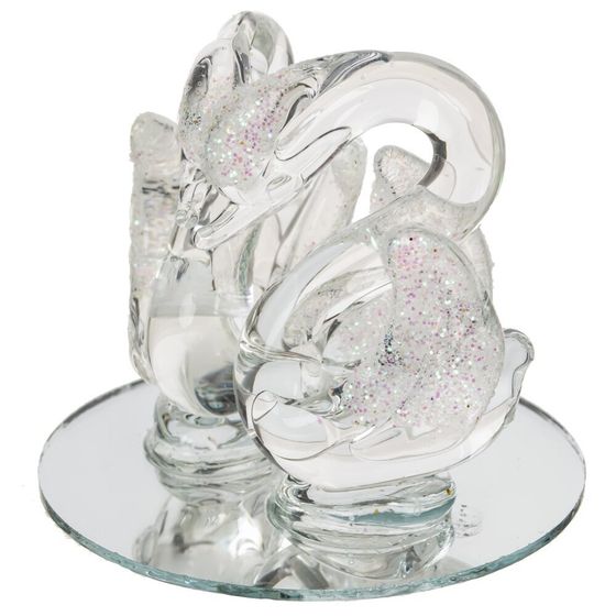Фигурка декоративная &quot;Лебеди&quot;, Д4,5 Ш4,5 В4 см