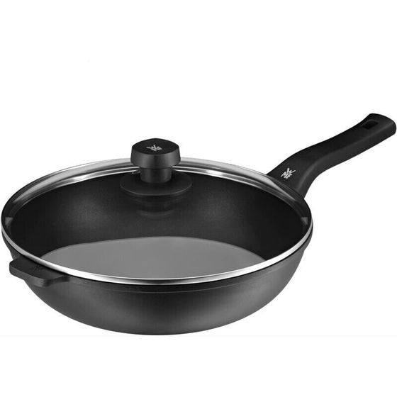 Сковорода WMF Permadur Premium Wok 30 см со стеклянной крышкой