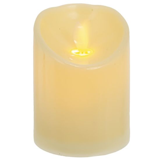 Изделие декоративное с подсветкой &quot;Свеча&quot; (3xAAA, не прилаг.), L7,5 W7,5 H10 см