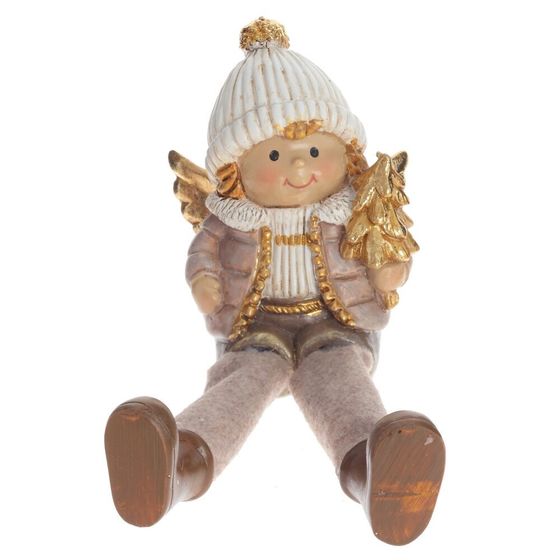 Фигурка декоративная &quot;Ангел&quot;, L6 W4,5 H14 см, 2в.