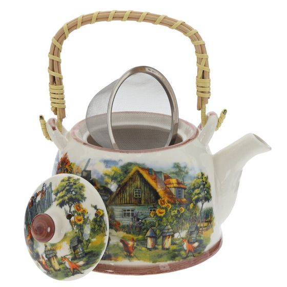 Чайник, 850 мл, L17 W14 H11 см