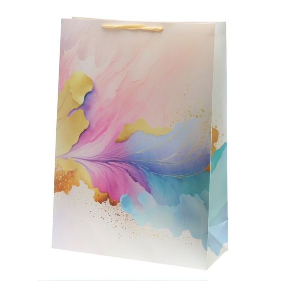 Пакет подарочный XXL (бумага 230г/м2, блок микс12шт), L50 W20 H70 см, 4в.