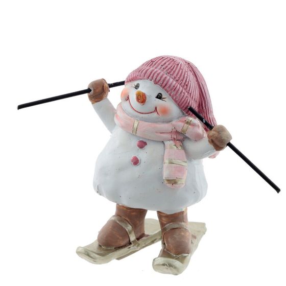Фигурка декоративная &quot;Снеговик&quot;, L6 W5 H7,5 см, 2в.