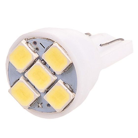 Лампа светодиодная Skyway T10 (W5W), 12 В, 5 SMD, без цоколя, 2 шт, S08201341