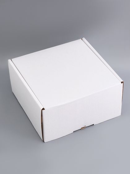 !09 Набор 2 штуки, Коробка самосборная, белая, 28×28×9 см