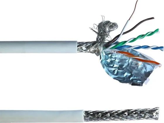 Витая пара Lanmaster LAN-5ESFTP-LSZH-WH кат.5E S/FTP 4X2X24AWG LSZH внутренний 305м белый