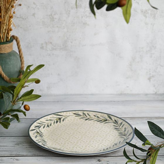 Тарелка обеденная OLIVE 25см