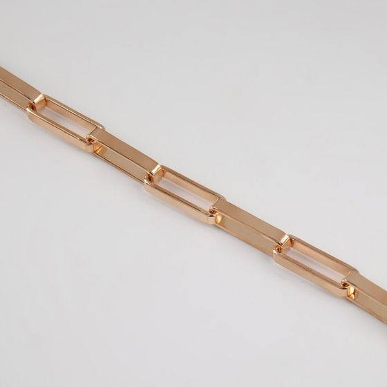 Цепочка для сумки, железная, 18 × 6 мм, 3 ± 0,1 м, цвет золотой