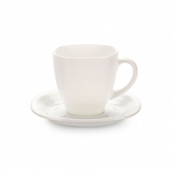 Чайный набор КАРИН 220мл черно-белый