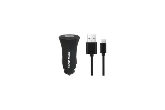 Автомобильное З/У More Choice AC23 2.4A USB Type-A черный