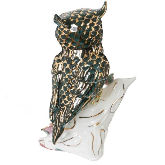 Фигурка декоративная "Сова", L9 W6 H12,5 см, 1 штука. дизайн микс