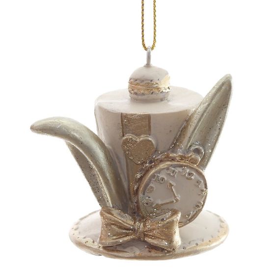 Фигурка декоративная подвесная "Шляпа", L5 W4,5 H5,5 см, 2в.