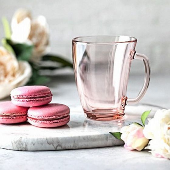 Набор кружек ШЕЙП розовая 2шт 320мл