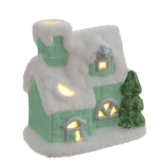 Фигурка декоративная с подветкой &quot;Домик&quot; (подсветка, 2xLR44), L7,5 W4,5 H7,5 см, 2в.