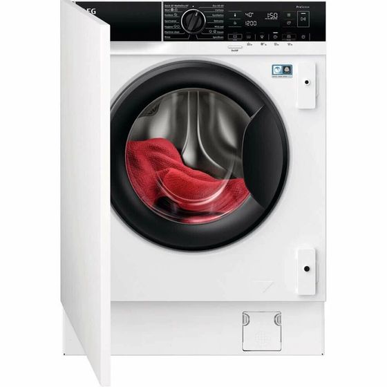 Стиральная машина AEG L7WBE68SI белый 8кг 1551об/мин с паром встраиваемая