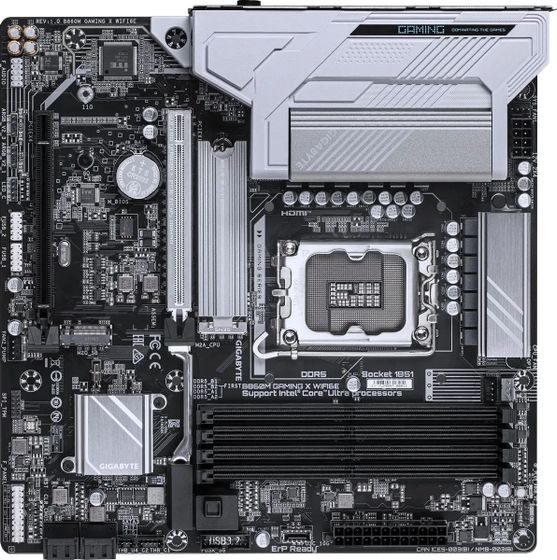 Материнская плата Gigabyte B860 GAMING X WIFI6E Soc-1851 Intel B860 4xDDR5 mATX