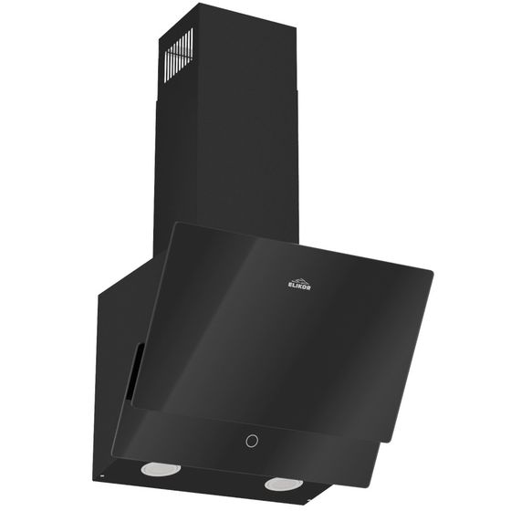 Вытяжка наклонная Elikor Vertex BK 50 черный управление:сенсорное (1 мотор) (243069)