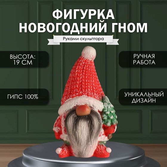 Фигурка &quot;Новогодний гном&quot;  19 х11 х 10,5 см.