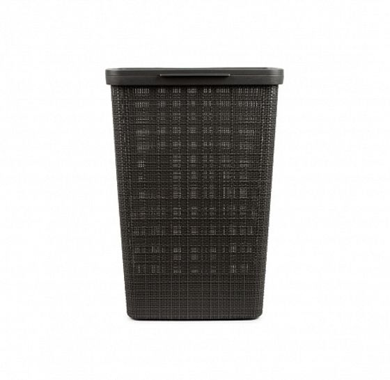 Корзина для белья JUTE 58л темно-серый