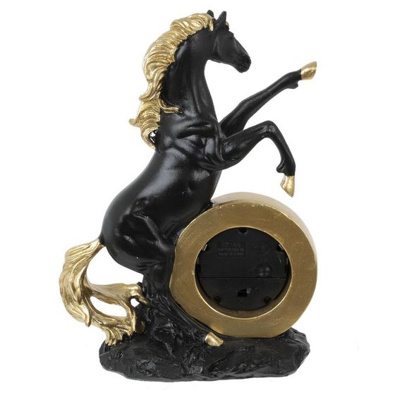 Фигурка декоративная &quot;Лошадь&quot; с часами (AAAx1 н/п), L16 W7,5 H23 см