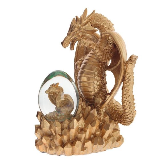 Фигурка декоративная в стекл.шаре &quot;Дракон&quot;, D 7 см, L15,5 W16 H22 см, 2в.