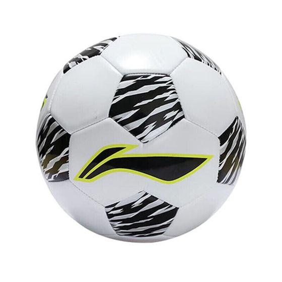 LiNing Size 4 Soccer PVC Machine Stitched Soccer Ball Unisex White