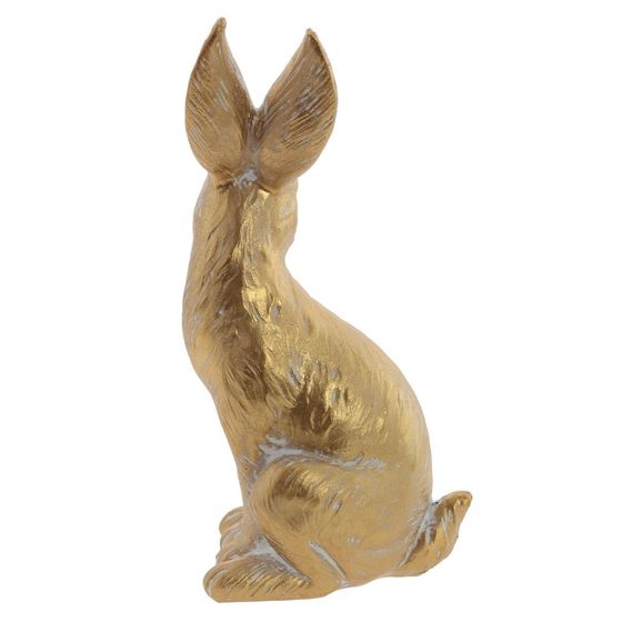 Фигурка декоративная "Заяц", L6,5 W8,5 H18,5 см