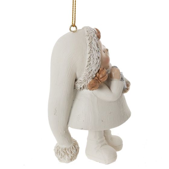 Фигурка декоративная подвесная "Девочка", L5 W5,5 H9,5 см, 2в.