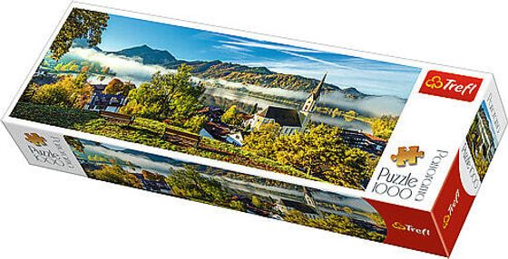 Trefl Puzzle 1000 Panorama - Nad jeziorem Schliersee (29035)