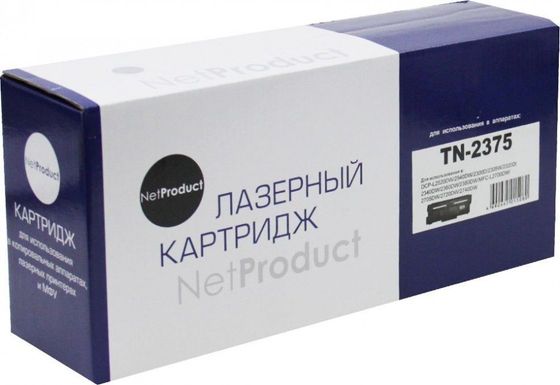 Картридж лазерный NetProduct TN-2375/TN-2335 для Brother HL-L2300/2305/2320/2340, 2,6K