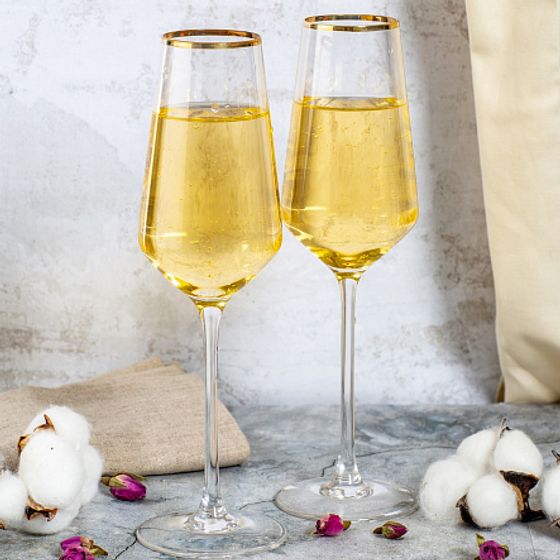 Набор фужеров для шампанского ULTIME BORD OR 4шт 230мл