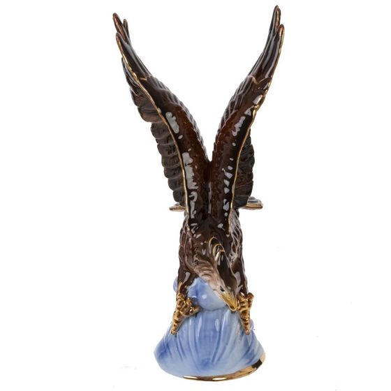 Фигурка декоративная "Орел", L16 W9 H27 см, 1 штука, дизайн микс