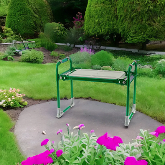 Скамейка садовая зеленый